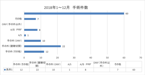 2018年度手術実績